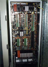 Cubical housing custom built interface cards and PLC