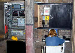 Flood defence control panel